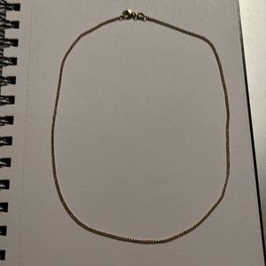 James Avery 14k Gold fine curb chain 16”